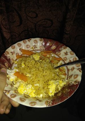 صورة لوصفة اندومي بالخضار 🍜
