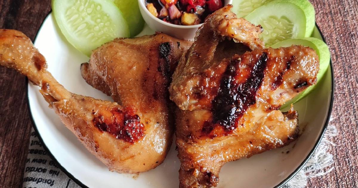 Resep Ayam Kampung Bakar Bumbu Bacem Dijamin Nikmat dan Mudah