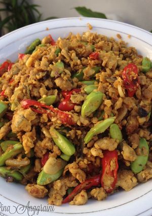 Foto resep Orak Arik Telur Pete