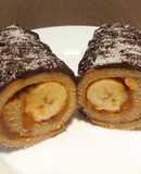 Panqueque de banana y chocolate 🍌🍫