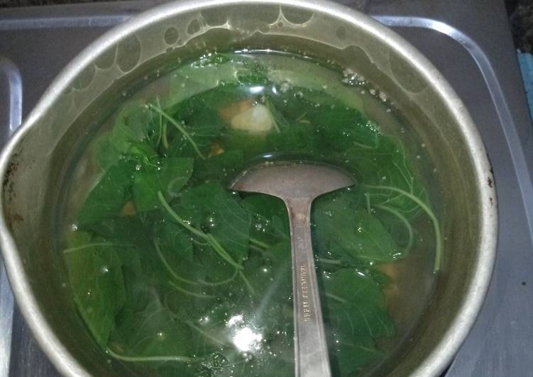 Sayur bayam simple dan enak