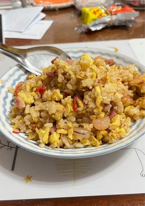 蝦仁火腿蛋炒飯 的食譜成品照片