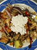⭐Ensalada de arroz integral con pollo y verduras⭐