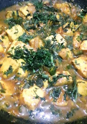प्याज़ पनीर की सब्जी (Onion Paneer ki sabji recipe in hindi) रेसिपी मुख्य फोटो