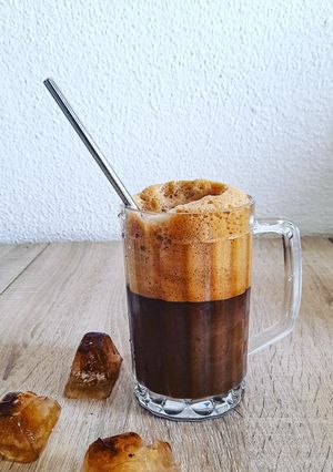 Une photo de Café frappé à la grecque