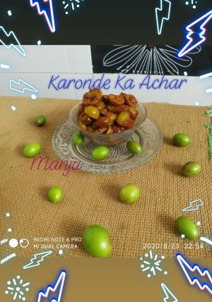 A picture of Karonde Ka Achar.