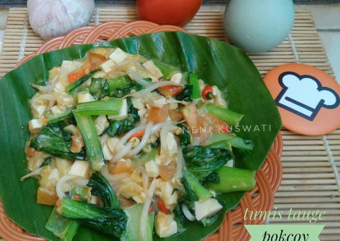 Resep Tumis Tauge Pokcoy Telur Asin Oleh Neni Kuswati Cookpad