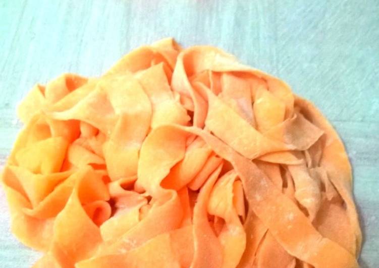 Steps to Make Super Quick Homemade Homemade Fresh Carrot Pasta Dough
