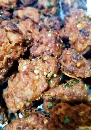 A picture of Kuche qeema ki kabab.
