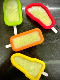 Una foto de Helado de Melón y Hierbabuena