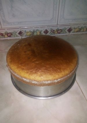 صورة لوصفة كيكة بدون زيت او زبدة وحليب
