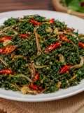 Tumis Daun Pepaya Teri Pedas
