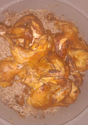 صورة لوصفة قبولي دجاج بقدر الضغط😋