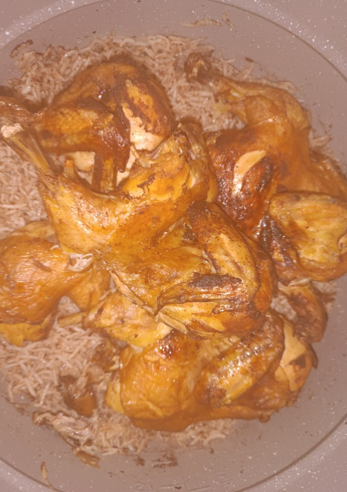 صورة لوصفة قبولي دجاج بقدر الضغط😋