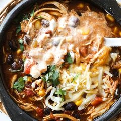 A picture of Instant Pot Chicken Taco Chili.