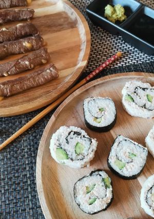 Une photo de Yakitori boeuf/fromage