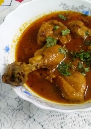 A picture of Chicken masala.