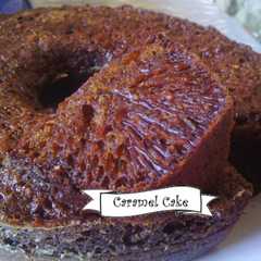 A picture of Caramel Cake / Bolu Sarang Semut.