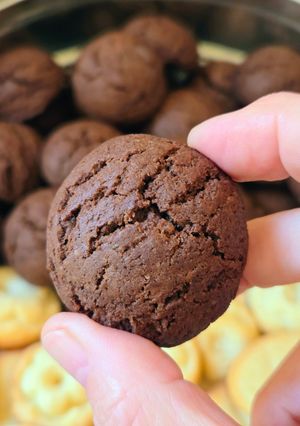 Una foto de Galletitas de chocolate (con cacao amargo) 🍪