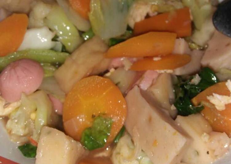 Resep Cap jay kuah, Anti Gagal