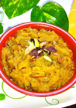 মিষ্টি কুমড়োর হালুয়া রেসিপির প্রধান ছবি