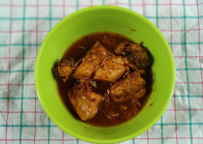 Ayam Kecap Pedas Manis Kuah