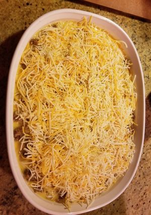 A picture of Spicy tailgate casserole.