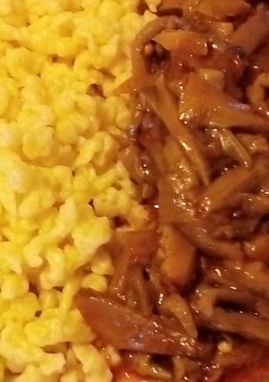 Laskagomba pörkölt recept fotója