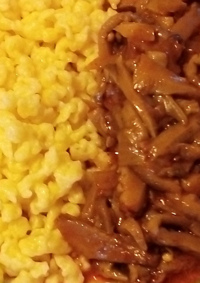 Laskagomba pörkölt recept fotója