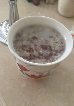صورة لوصفة شوربة الشوفان وبذر الكتان