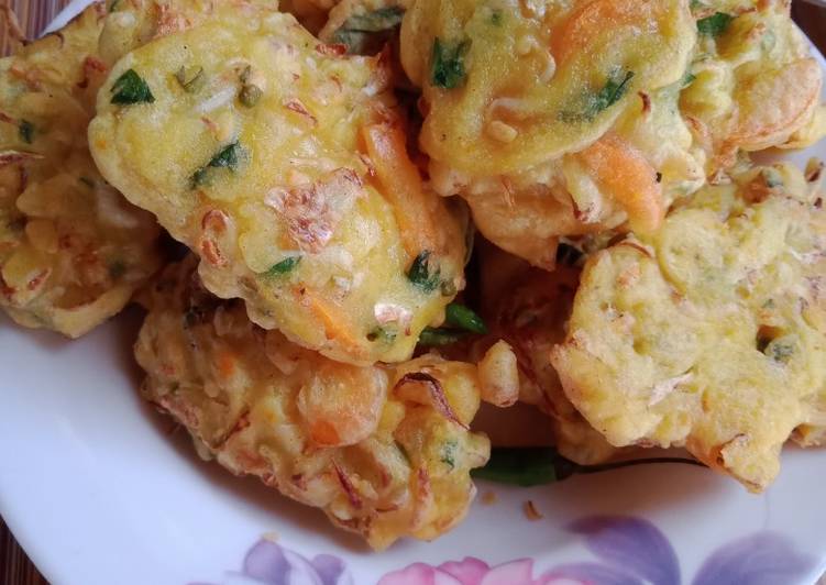 Resep Bakwan sayur renyah😘👌👍 | Langkah Membuat Bakwan sayur renyah😘👌👍 Yang Lezat