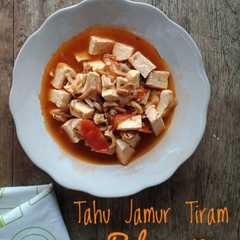 A picture of Tahu Jamur Tiram Bolognese.