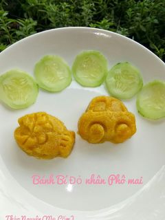 Hình của món Bánh bí đỏ nhân phô mai.