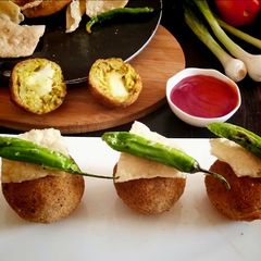 A picture of Arancini.