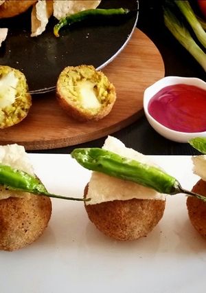 A picture of Arancini.