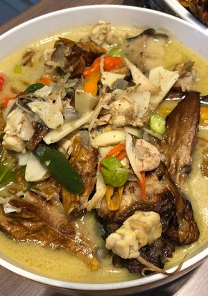 Foto resep Ikan Asap Kuah Santan Bumbu Iris