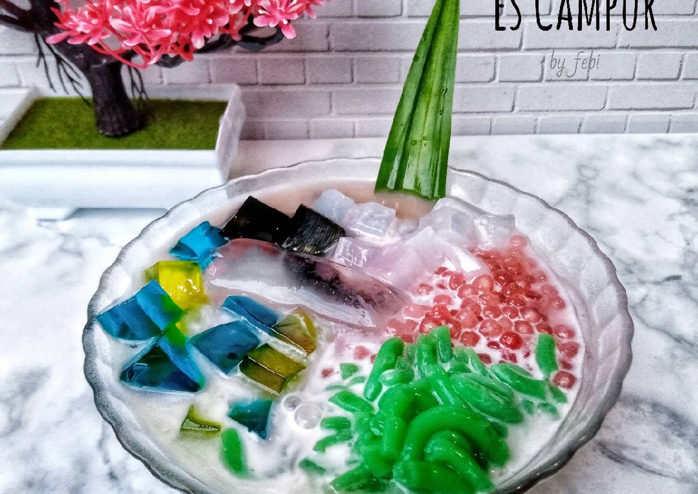 Es Campur (dengan cendol homemade)