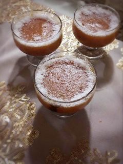 صورة لوصفة كاسترد بلخوخ طبيعي %100