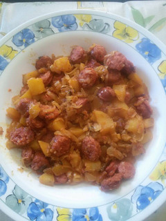 Una foto de Chorizos al vino