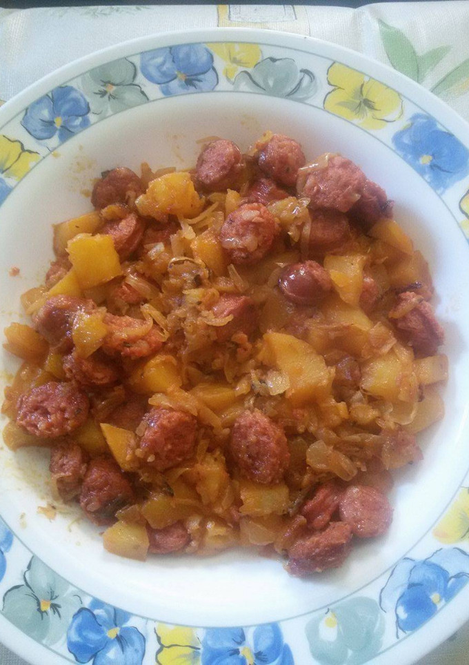 Una foto de Chorizos al vino