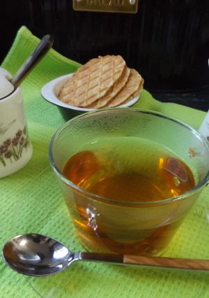 Una foto de Infusión de canela con sirope de agave