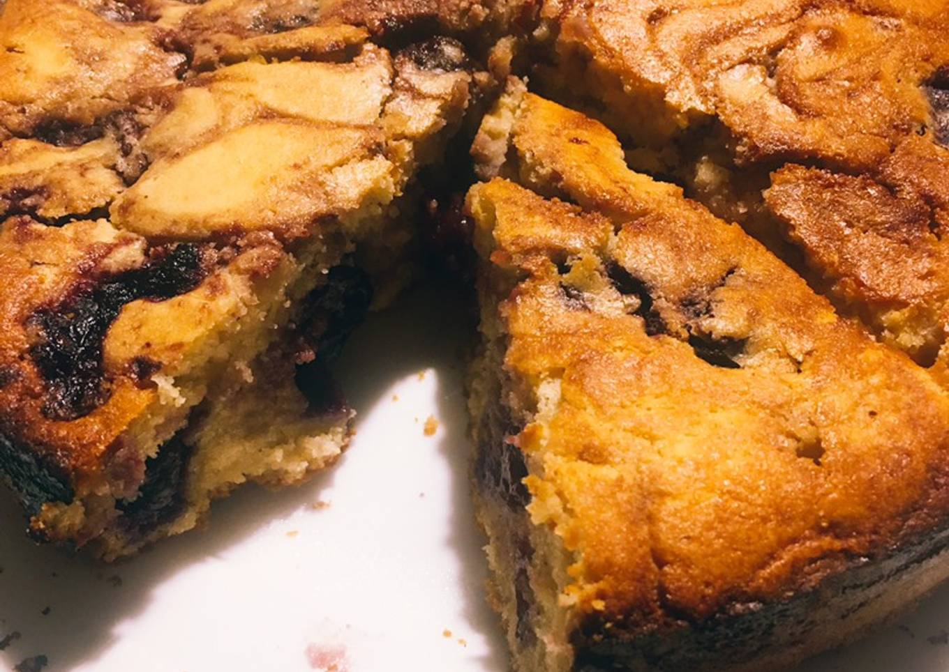 Cherry cake - pre 15 min cook 35 min