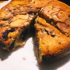 Cherry cake - pre 15 min cook 35 min A picture of Cherry cake - pre 15 min cook 35 min.