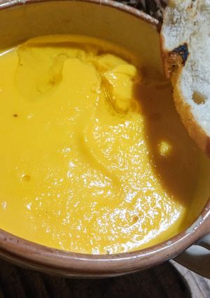 Una foto de Sopa Crema de Zanahorias y Jengibre