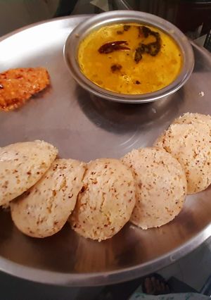 A picture of Multigrain Idli.