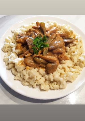 Stroganoff csirkemell recept fotója