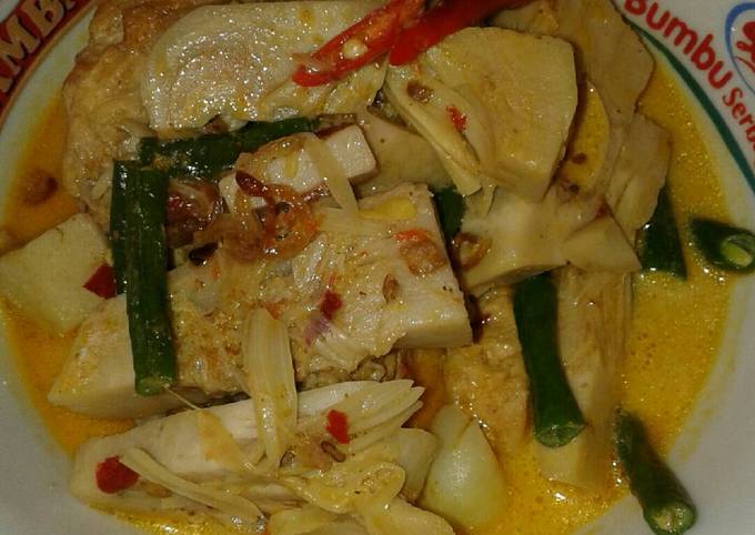 Resep 🍂Sayur Nangkap ayam (nangka,kacang panjang,ayam)🌺 yang Menggugah Selera