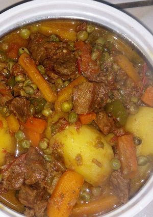 A picture of Beef and Vegetable stew #Festival contest#Mombasa.