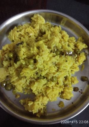A picture of Bhajan Aloo Pulao.