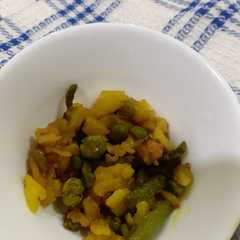 বিন্স ফ্রাই(Beans fry recipe in bengali)-レシピのメイン写真